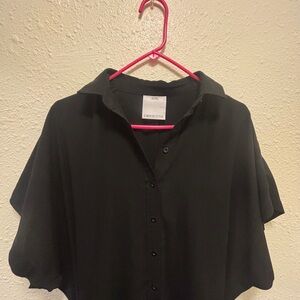 Black Button-Up Dress